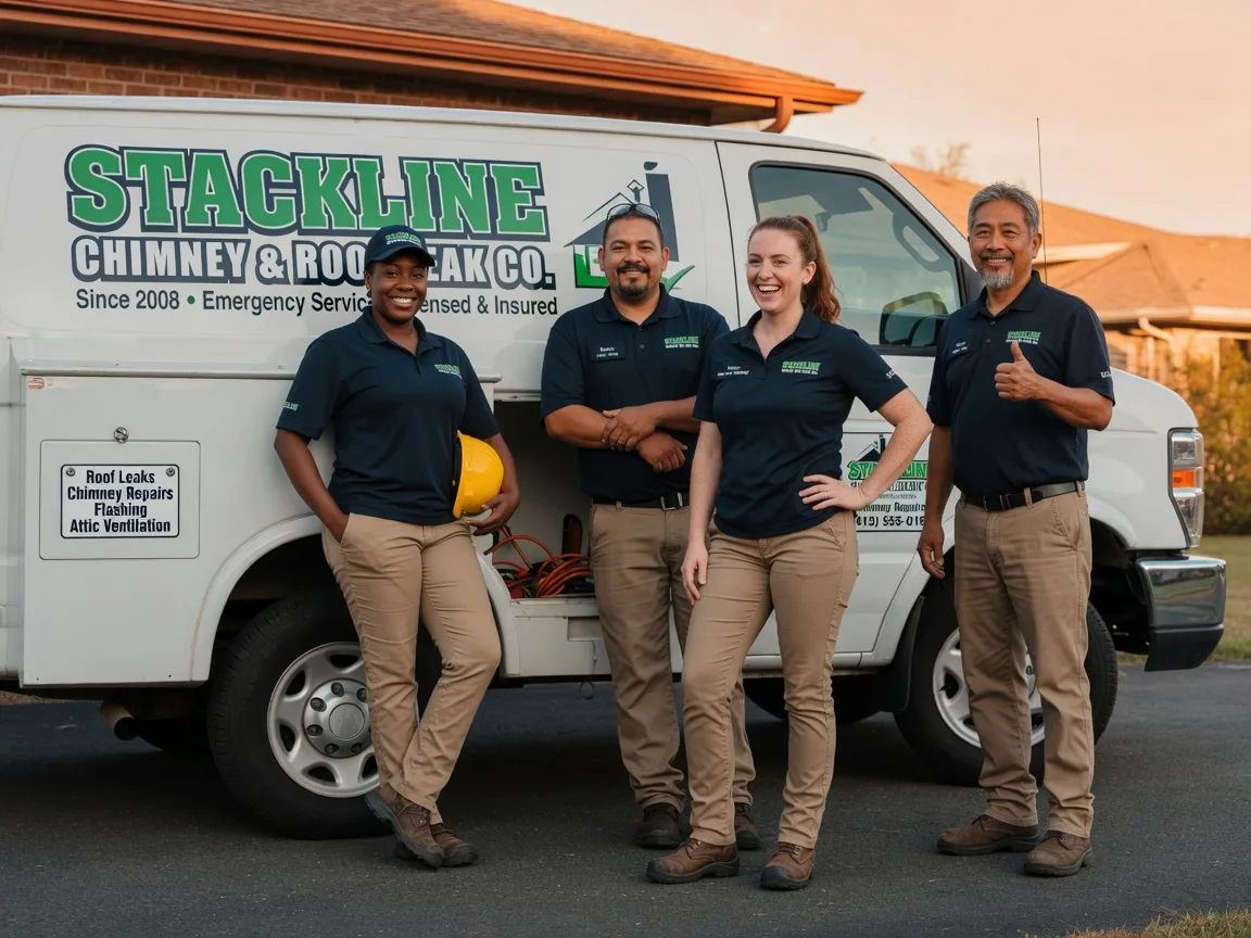 Chimney flashing repair company in Weleetka, OK